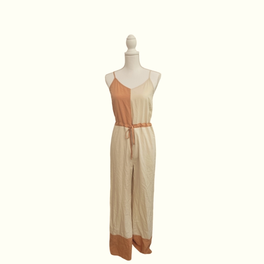 Mystree, Color Block: Peaches and Cream, Small, Jumpsuit